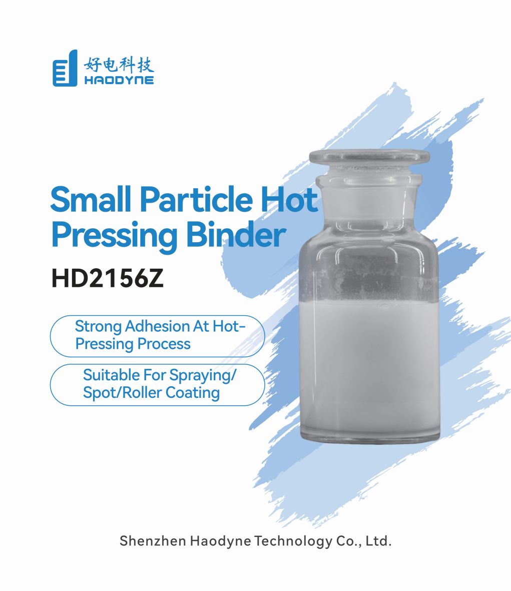 Small particle hot-pressed binder