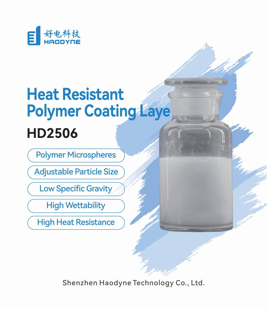 Heat-resistant polymer microspheres