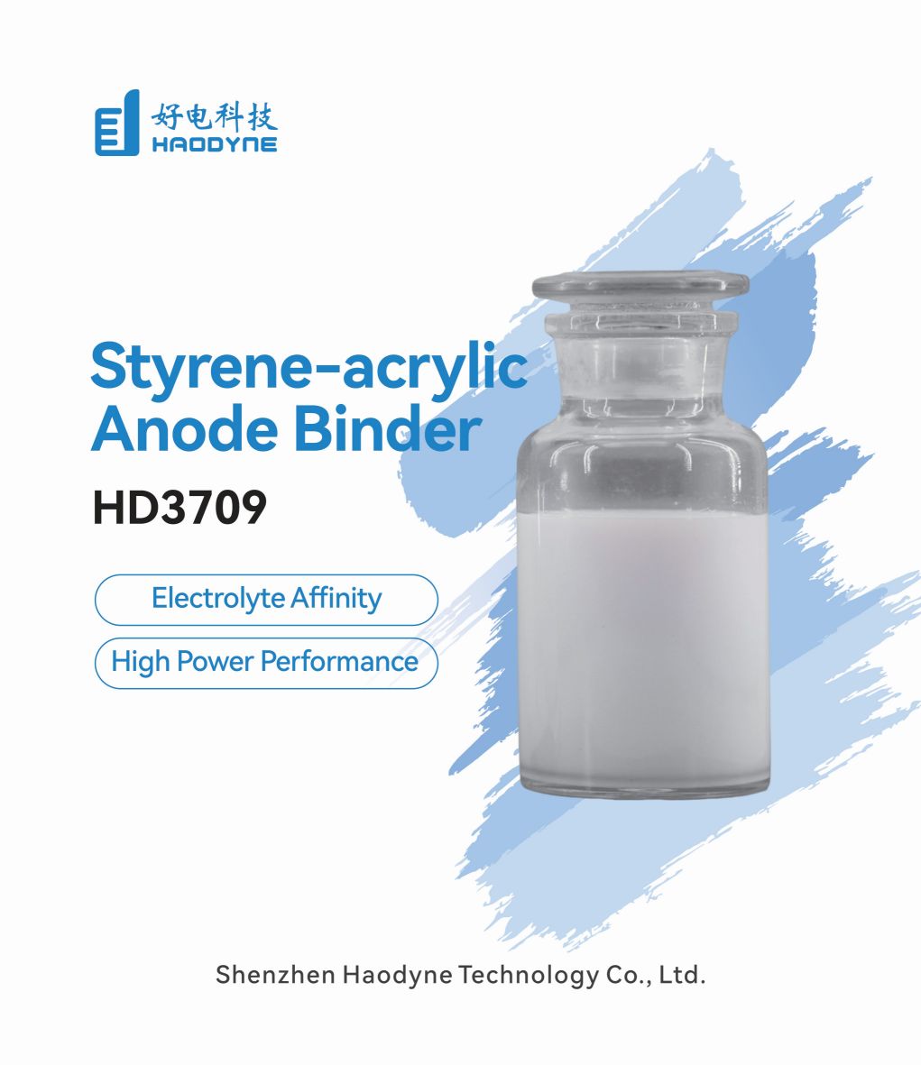 Phenylpropylene anode binder