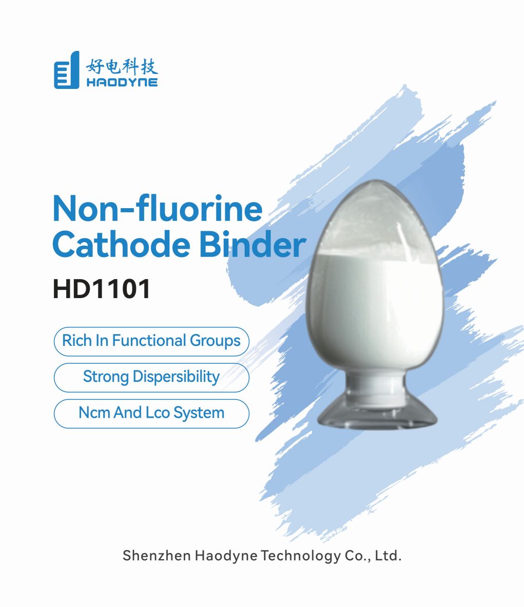 Non-fluorinated cathode binder