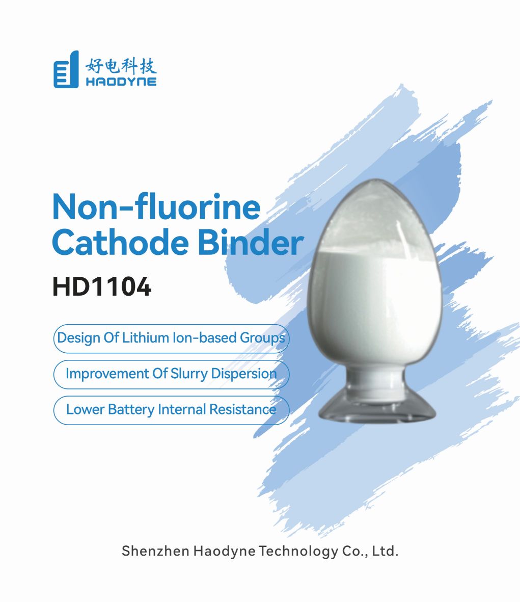 Non-fluorinated cathode binder