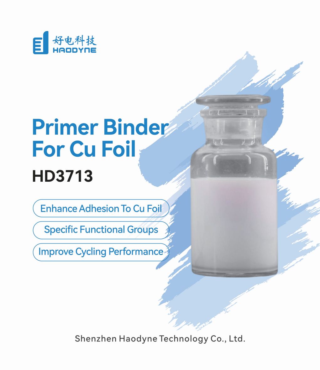 Copper foil primer is coated with binder