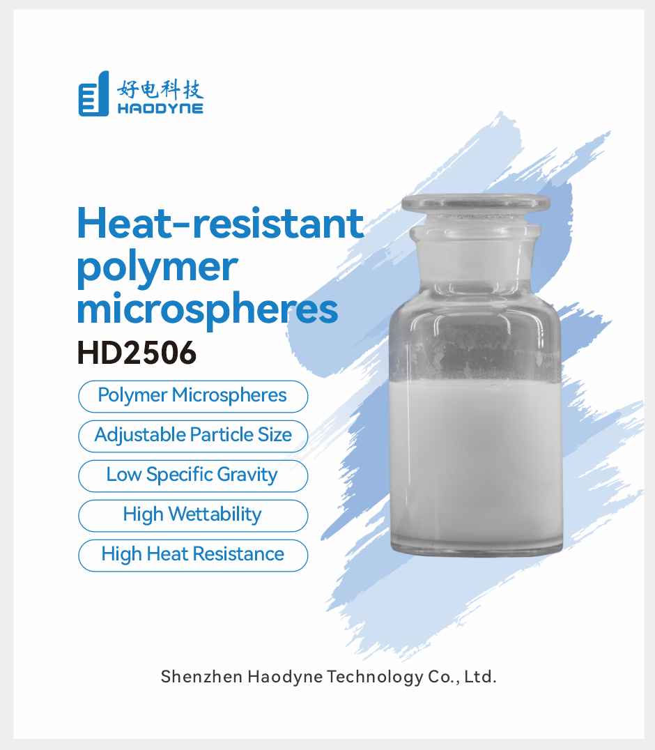 Heat-resistant polymer microspheres