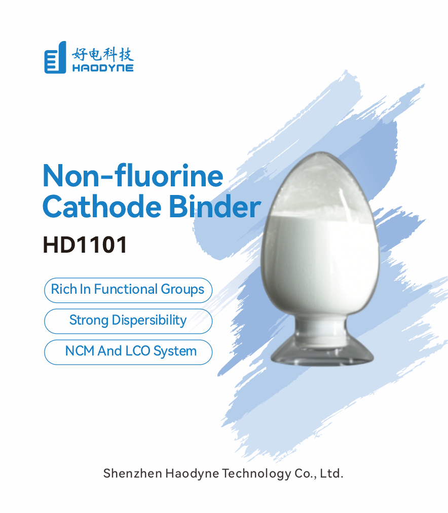 Non-fluorinated cathode binder